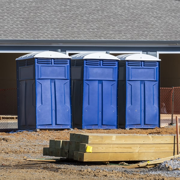 are there any restrictions on where i can place the porta potties during my rental period in Cleghorn